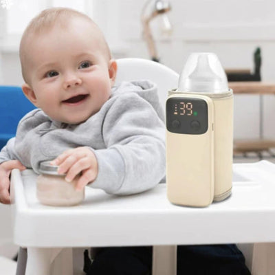 Chauffe biberon nomade rechargeable pour sorties avec bébé