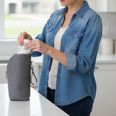 Porte biberon Poussette Universel Isotherme