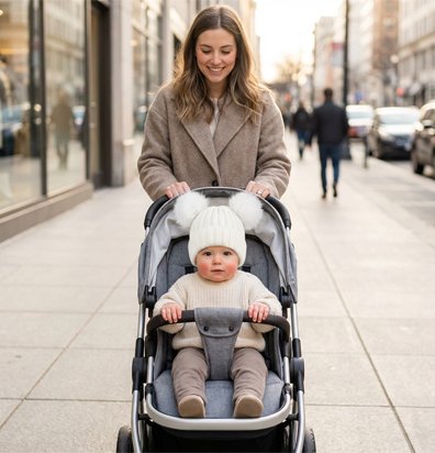 Bonnet bebe  blanc doux unisexe