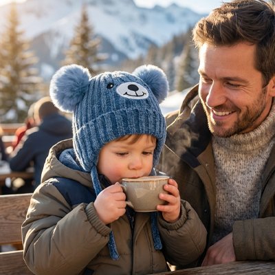 Bonnet bebe bleu pour garçon