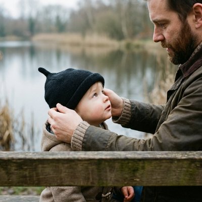 Bonnet bebe noir très doux