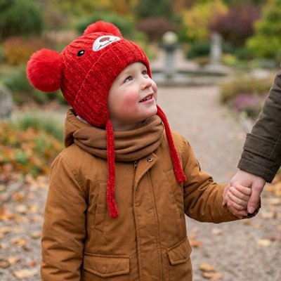 Bonnet bebe rouge tissu coton