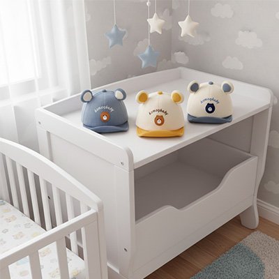 Casquette bebe coton bio