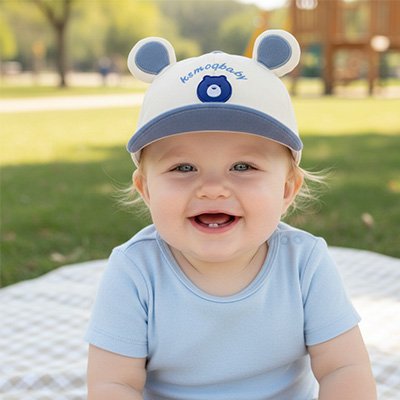 Casquette bebe coton naturel
