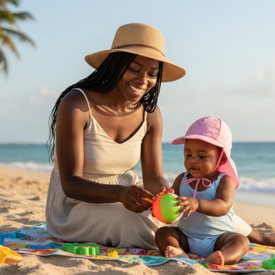 Casquette pour bebe matière douce rose