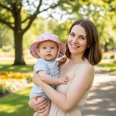 Chapeau bebe confortable pour sortie