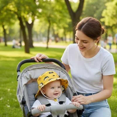Chapeau bebe leger respirant