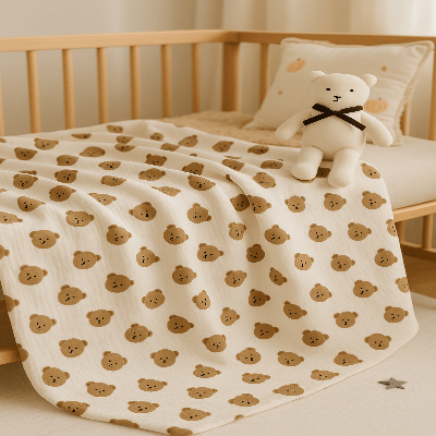 Couverture bébé | Coton Bio chaude - Le Royaume bébé