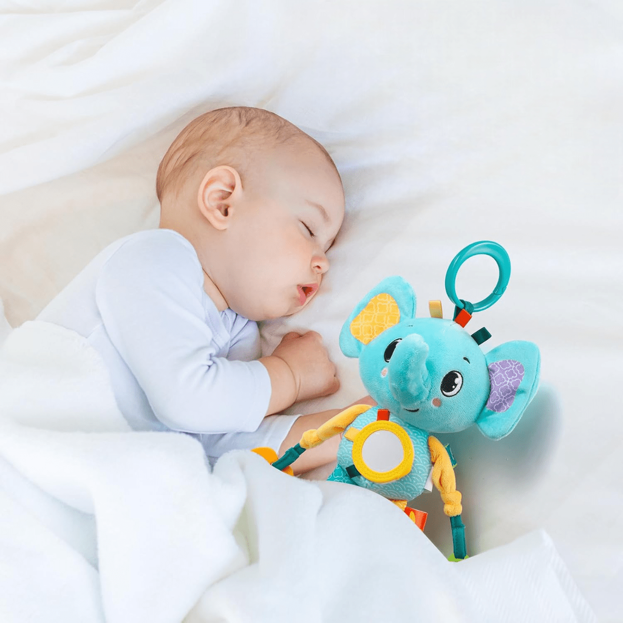 Jouet d'éveil - SoftHangingToy™ - Elephant - Le Royaume bébé