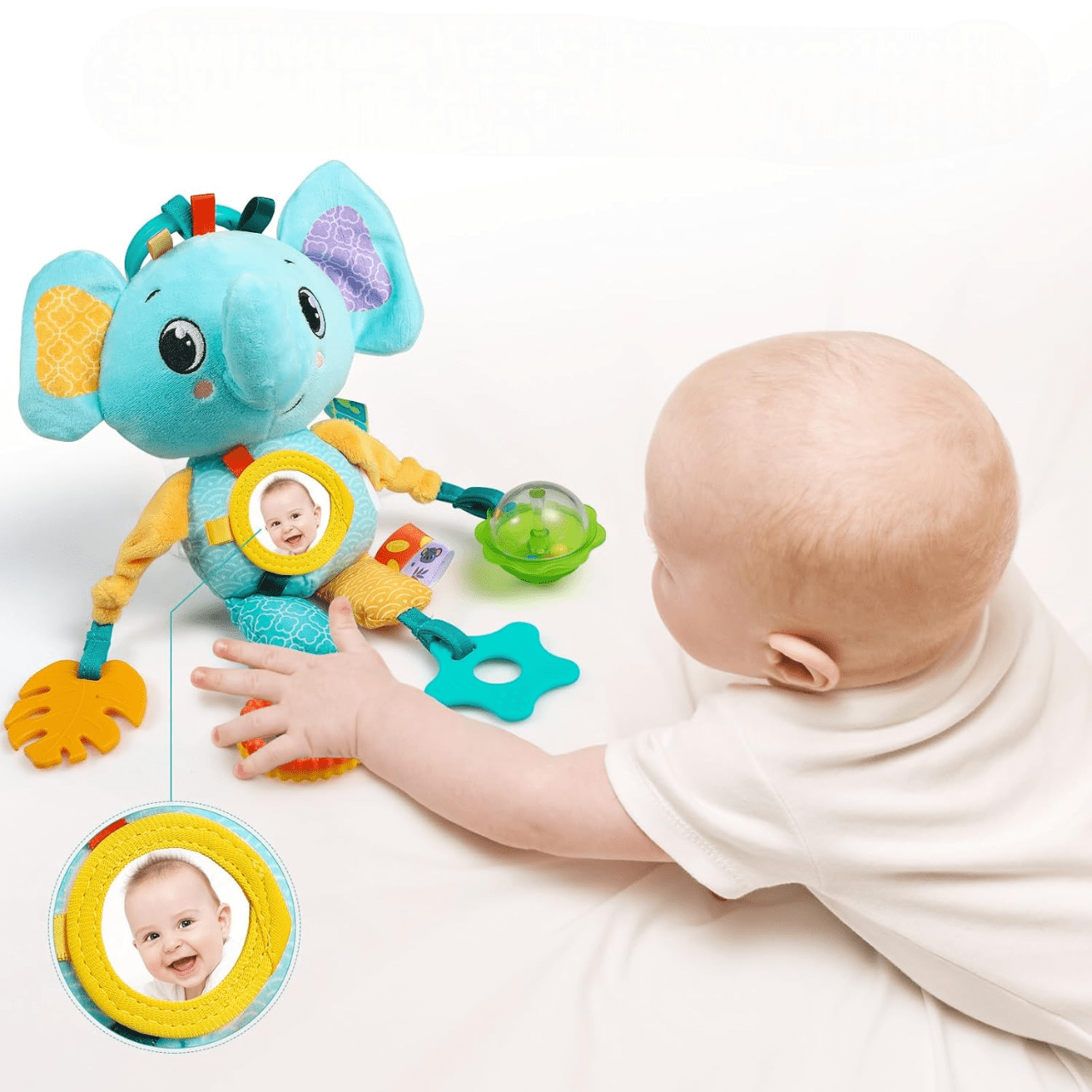 Jouet d'éveil - SoftHangingToy™ - Elephant - Le Royaume bébé