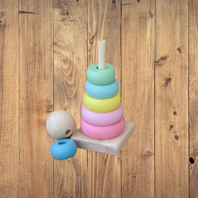 Jouets en Bois - WoodenToys™ - Tour Macaron - Le Royaume bébé