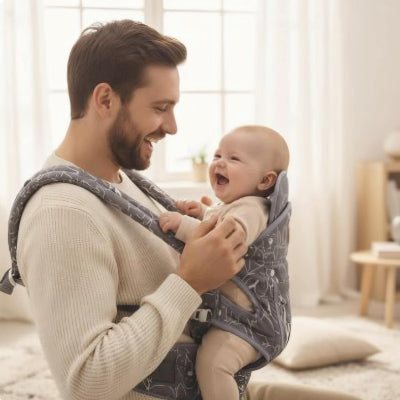 porte bebe face a face respirant coton