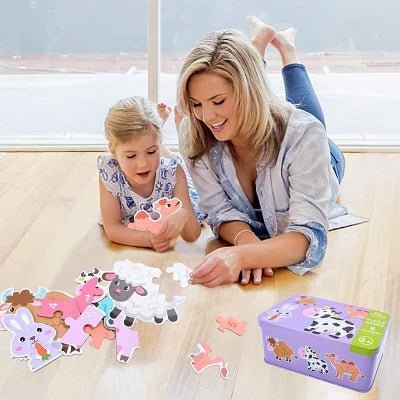 Puzzle Montessori - BabyPuzzle™ - Bétail - Le Royaume bébé